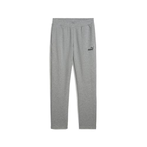 Image of Puma Mens ESS No. 1 Logo Sweatpants Knitted Pants, Medium Gray Heather, M
