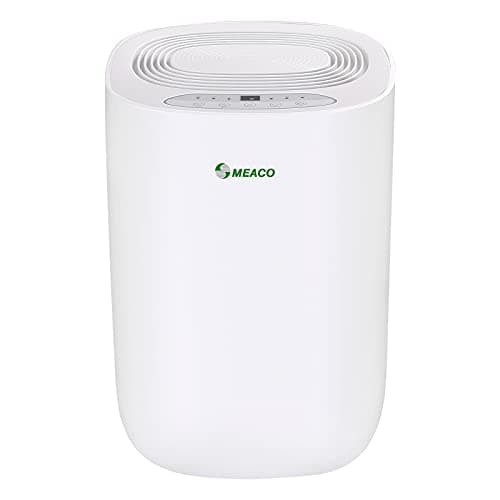 Image of Meaco MeacoDry ABC Dehumidifier (White) Energy Efficient Quiet Electric Compressor Dehumidifier for home - Removes Condensation & Damp, prevents Mould