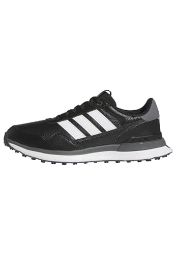 Image of adidas Men's S2G 26 Leather Spikeless Golf Shoe, core Black/FTWR White/Grey Four, 10 UK