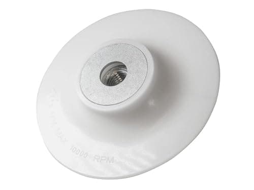 Image of Faithfull FAIABP115M14 Angle Grinder Backing Pad 115mm (4.5in) M14x2, White