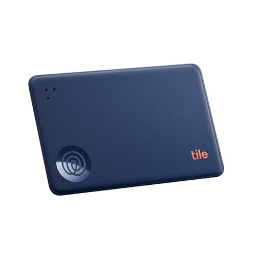 Image of Tile by Life360 Slim - Wallet Finder, Bluetooth Tracker and Item Locator for Luggage Tags, Passports and More. Both iOS and Android Compatible. Phone Finder. 1-Pack (Navy Blaze)