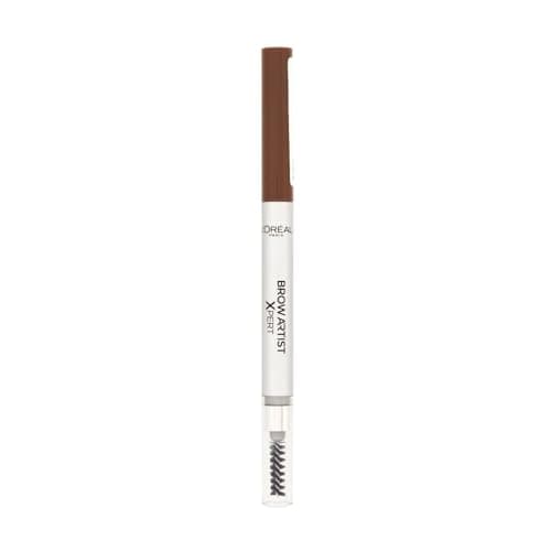 Image of L'Oreal Paris Brow Artist Xpert Eyebrow Pencil, Brown, Retractable Brow Pencil, Define, Fuller Look Brows, 105 Brunette, 1 Count (Pack of 1)