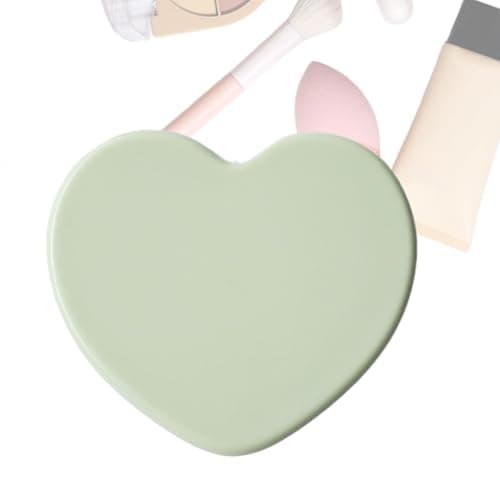 Image of ETUCYNG Travel Mirror - Heart Shaped Compact Design | Portable Cosmetic Mirror - For Teenage Girls Women Handbag Bathroom Bedroom Hairdresser Shower Dance Styling Hair Care