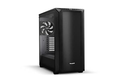 Image of be quiet! Shadow Base 800 PC Case, Pure Wings 3 140 mm PWM Fans, USB 3.2 Gen. 2 Type-C, Maximum Airflow, Open-Mesh Design, E-ATX Motherboard, 420 mm Radiators, Tempered Glass Side Window