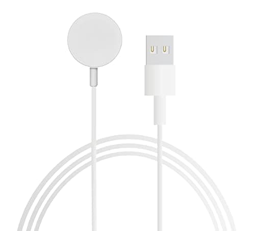 Image of Pipestation® Smart Watch Charger Replacement/Compatible Apple Watch Charger 1m For Apple Iwatch Series Se 6 5 4 3 2 1 | Fast Charging Magnetic For Apple Watch Charger Cable Dock 38mm 40mm 42mm 44mm