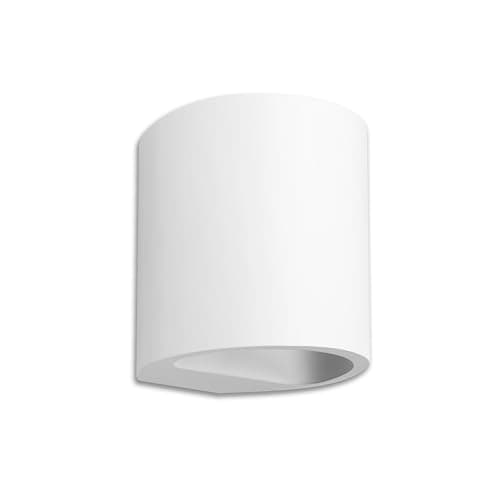 Image of Integral LED Larissa Indoor Decorative Paintable Plaster Up & Down Wall Light – Requires 1x G9 LED Bulb (Sold separately) – Match Your Interior, Ideal for Bedroom, Living Room, Hallways & Offices