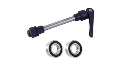 Image of RSProRiders - FRONT Wheel Bearings & Axle Kit Compatible with MOTOCADDY S1 S3 S5 M1 M3 M5 12v & 28v Lite