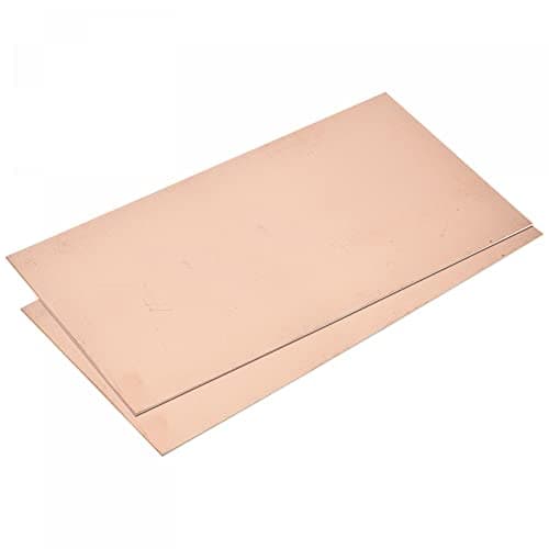Image of sourcing map PCB Copper Clad Board Laminate 300mm x 200mm x 1.5mm FR4 Glass Fiber Single-Sided for Circuit Projects, Pack of 2