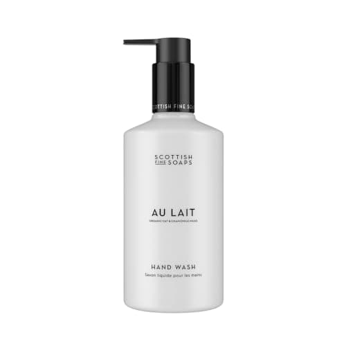 Image of Scottish Fine Soaps Au Lait Hand Wash 300ml – Gentle Cleansing Liquid Hand Soap with Milk Extracts and Panthenol
