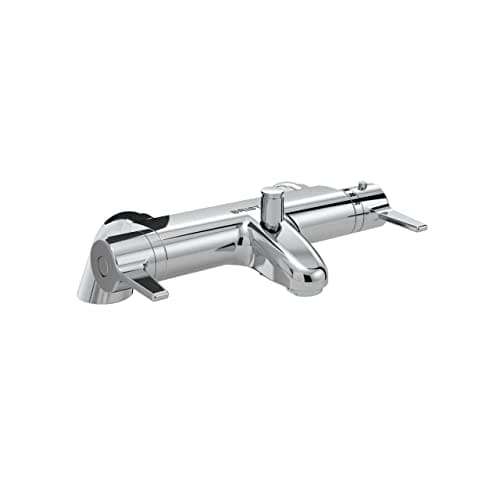 Image of Bristan DUL3 THBSM C Du Lever Thermostatic TMV2 Bath Shower Mixer Bathroom Tap, Chrome