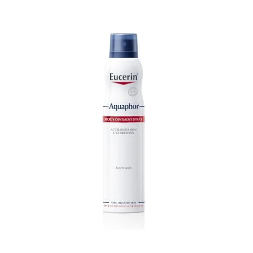 Image of Eucerin Aquaphor Ointment Body Spray 250ml, Intensive Moisturising Spray Body Lotion for Very Dry and Irritated Skin, Fragrance-Free and Non-Comedogenic Formula