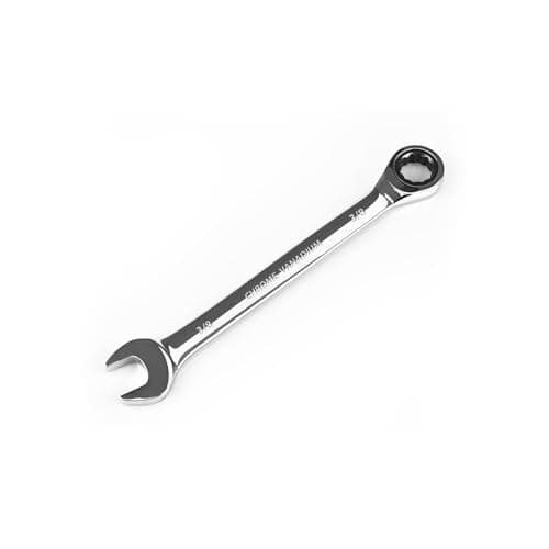 Image of EGOFINE 3/8 inch Ratchet Spanner SAE, Industrial Grade Gear Wrench with 12-Point Design, 72-Tooth Ratchet, Chrome Vanadium Steel