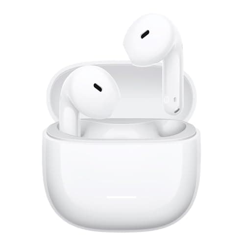 Image of XIAOMI REDMI Buds 8 Active-TWS Bluetooth Earbuds Semi-in-ear, 14.2mm titanium-diaphragm driver with strong bass，Up to 37h Battery Life, Dual-device connection, 5 EQ settings, Bluetooth 5.4,IP54 White