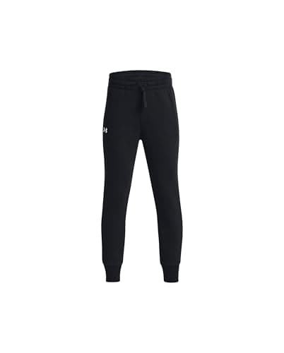 Image of Under Armour UA Rival Fleece Joggers, Black, YLG