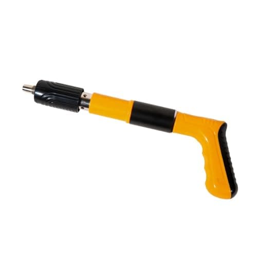 Image of TIEOAXFT Handheld Powerful Concrete Nail Gun Dedicated Mini Nailer Wall Concrete Nail Gun Flooring Roofing Framing Palm Gun(Orange)