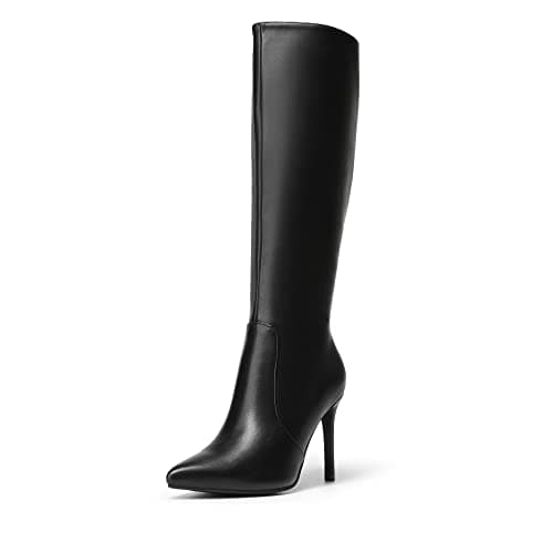 Image of DREAM PAIRS Knee High Boots for Women Ladies with High Heel,Size 6,Black,SDKB2202W-E