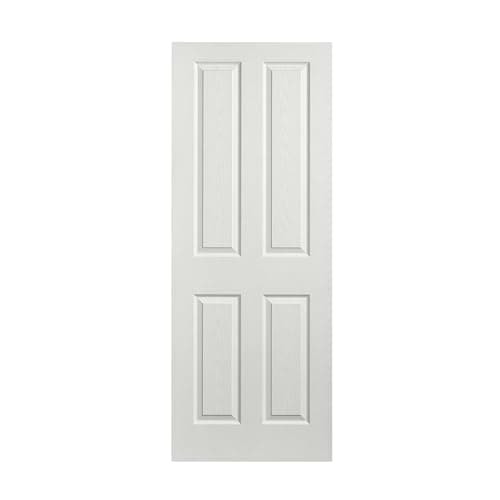 Image of White Moulded 4 Panel Internal Door Primed 1981 x 686mm