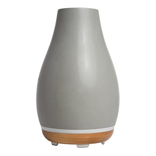 Image of Ellia Blossom Aroma Diffuser, Grey, Portable Oil Diffuser , Stylish Aromatherapy Diffuser for Relaxation