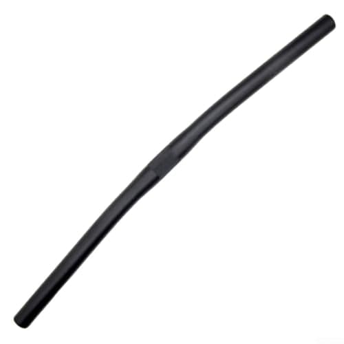 Image of Straight Bicycle Handlebar 25.4mm X 520mm Alloy 6061 Ultralight Stem Bar Compatible With For Brompton Folding Bike Fixed Gear Urban Commuter Cycling Parts Black(Sideways (black))