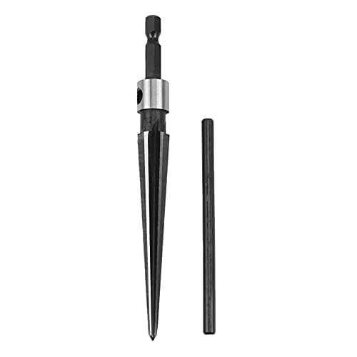Image of Lobamop Taper Reamer 3-13mm Hex Shank Reamer Fluted Hand Held Steel Bridge Pin Hole Chamfer Woodworking Cutting Tool Core Drill Bit Reamer Tool