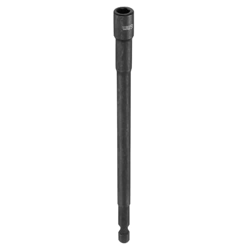 Image of sourcing map Hex Nut Driver Drill Bit 6mm Metric 6-Point Socket 1/4" Hex Shank Magnetic Setter CR-V Steel Bolt Sockets for Power Drills Impact Drivers, 5.91" (150mm) Long