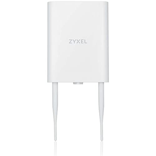 Image of Zyxel WiFi 6 AX1800 Wireless Access Point | Outdoor IP55 | Mesh, Seamless Roaming, MU-MIMO | WPA3-PSK Security | Cloud, App or Direct Management | PoE+ Injector Included [NWA55AXE]
