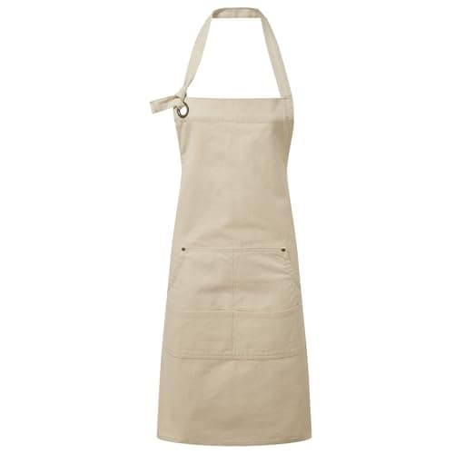 Image of Premier Unisex Adult Cotton Canvas Pocket Apron (One Size) (Navy)