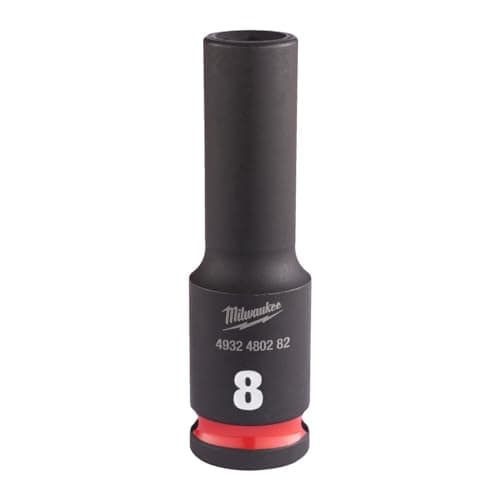 Image of Milwaukee Shockwave 8-4932480282 Impact Socket 3/8 Inch Long