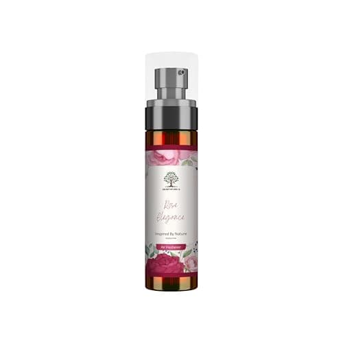 Image of Premium Rose Elegance Air Freshener Room Spray 100ml Long Lasting Luxury Rose Air Freshener & Odour Neutraliser, Fresh Floral Home Fragrance Mist for Living Room, Bathroom & Office