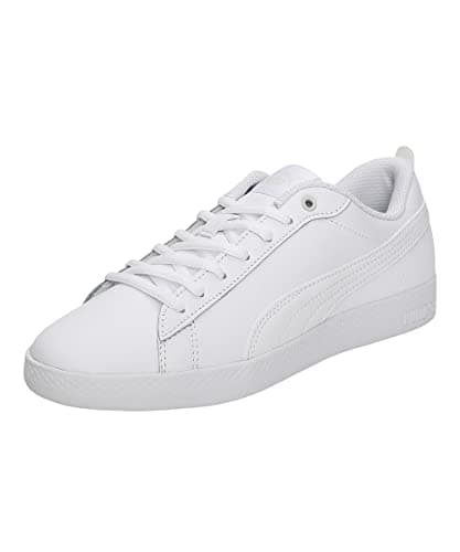 Image of Puma Women Puma Smash Wns V2 L Sneakers, Puma White-Puma White, 5 UK