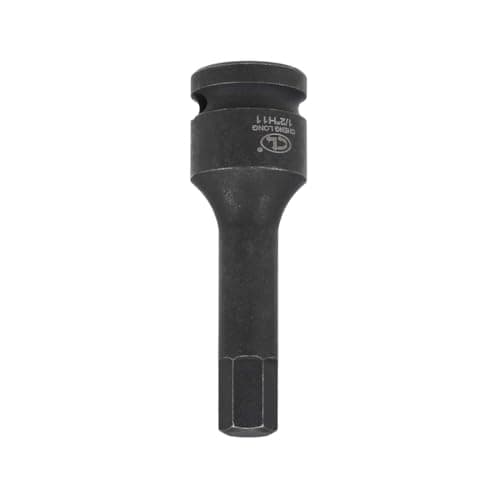 Image of TA-VIGOR Impact Hex Bit Socket, 1/2" Drive x H11 (11mm) Allen Key Socket, Premium CR-MO Steel Bits, Hex Bit with 78mm Length for Torque Wrench, Ratchet Wrench, Impact Power Drills