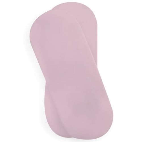Image of Clair de Lune 2 Pack Fitted Jersey Cotton Moses Basket Sheets 74 x 30 cm (Pink)