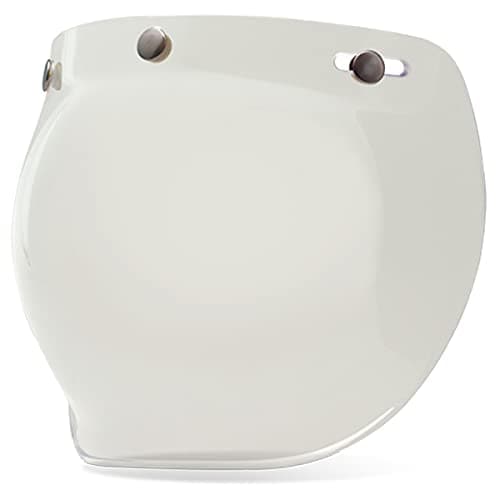 Image of Bell Custom 500 3-Snap Bubble Motorcycle Helmet Sield/Visor - Clear