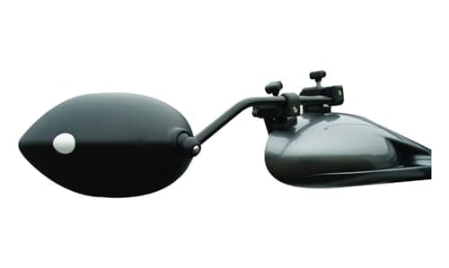 Image of Milenco 1588 Aero MK2 flat caravan mirror, 1 piece , black