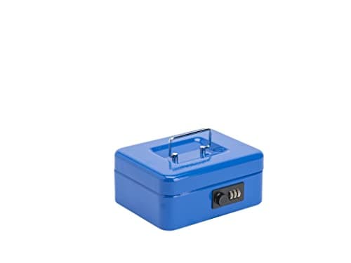 Image of Sterling CB02CBL 8" Combination Lock Cash Box,Blue