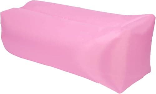 Image of ZTOONE Inflatable Lounger Couch Air Lounger Lazy Sofa with Carry Bag,Hammock Inflatable Mattress Inflatable Bed Pool Float for Swim,Camping,Beach,Hiking,Park,Backyard, Pool, Picnics(Pink)