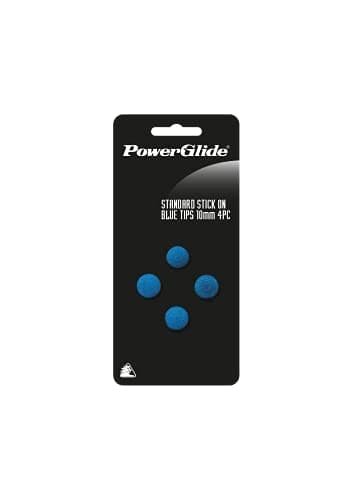 Image of POWERGLIDE Snooker Pool or Billiard Cue Tips, 9 mm, Standard