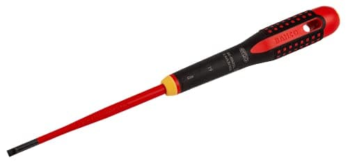Image of Ergo™ Slim VDE Insulated Slotted Screwdriver 3.5 x 100mm
