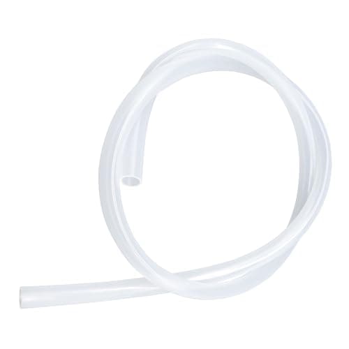 Image of LAVMHAB Transparent Silicone Tube, Food-Grade Hose, Size 20.0mm x 25.0mm, Length 1.2m (3.9ft), Thickness 2.5mm, Flexible Rubber Silicone Tubing for Air/Water Pipes