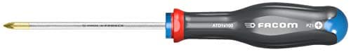 Image of FACOM ATD1X100 PROTWIST Screwdriver for POZIDRIV Phillips Screws - Round Blades