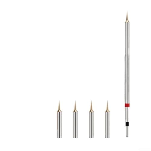 Image of Belnotelt Ultra Fine Pure Copper Soldering Iron Tip Precision Compatible with C210 Station for Mobile Phone Repair Quick Heating Interchangeable Design
