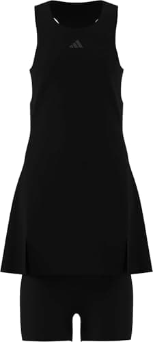 Image of adidas Girl's Girls Club Tennis Climacool Dress, Black, 13-14 Years