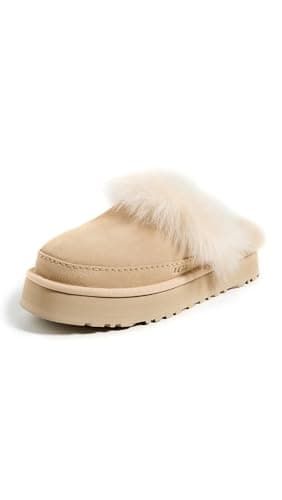 Image of UGG Women's Disquette Chalet Slipper, Sandcastle, 8 UK