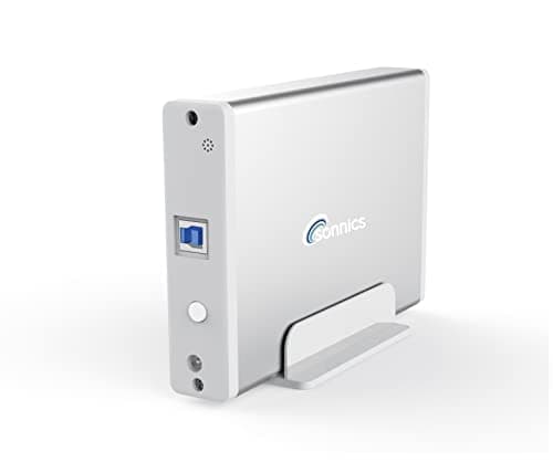 Image of Sonnics 3TB External Hard Drive USB 3.0 Compatible with XBOX ONE / PS4 / Windows PC/Mac (Desktop not Portable) (Silver)