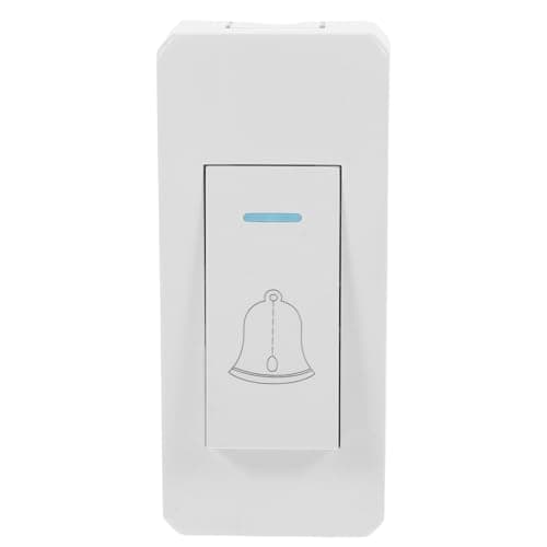 Image of RUNROTOO High Power Surface Mount Doorbell Switch Cabinet Light Push Button Loud Doorbell Button Switch for Home Wall Office Use