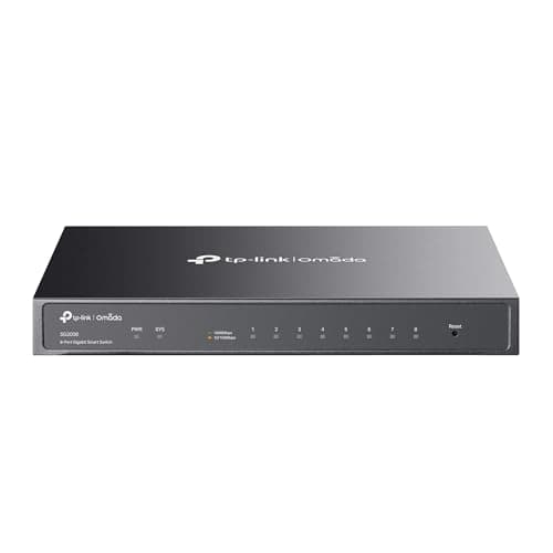 Image of TP-Link JetStream 8-Port Gigabit Smart Switch, L2/L3/L4 QoS and IGMP snooping with Fanless Design, Centralized Management (TL-SG2008)