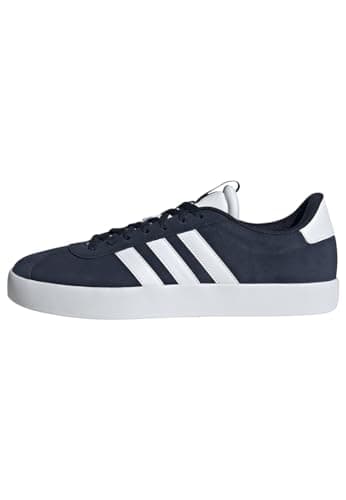 Image of adidas Men's VL Court 3.0 Shoes, Legend Ink/Cloud White/Cloud White, 7 UK