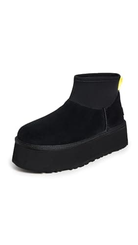 Image of UGG Women's Classic Mini Dipper Fashion Boot, Black, 8 UK