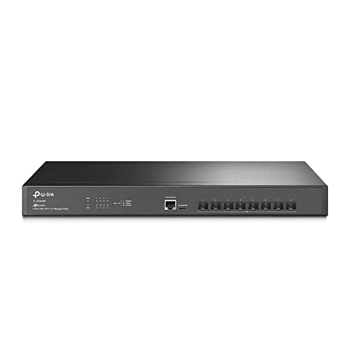 Image of TP-Link TL-SX3008F | 8 Port 10G SFP+ Enterprise Level Switch | L2+ Smart Managed | Omada SDN Integrated | IPv6 | Static Routing | L2/L3/L4 QoS, IGMP & LAG | Limited Lifetime Protection