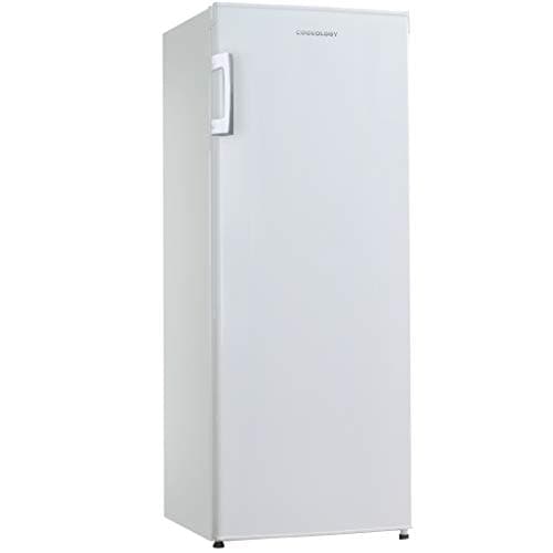 Image of Cookology CTFZ160WH Tall Freestanding Freezer - Upright Freezer with 160 Litre Capacity - 142cm High and 55cm Wide - 5 Large Drawers - Reversible Door - White